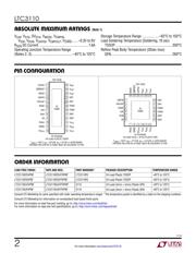 LTC3110EUF#PBF datasheet.datasheet_page 2