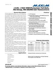 MAX3483ECSA+T Datenblatt PDF