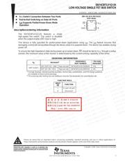 SN74CBTLV1G125DBVR 数据规格书 1