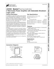 LM4990MM/NOPB datasheet.datasheet_page 2