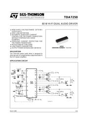 TDA7250 datasheet.datasheet_page 1