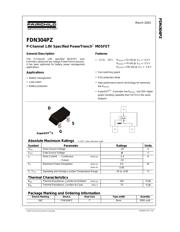 FDN304PZ 数据规格书 2