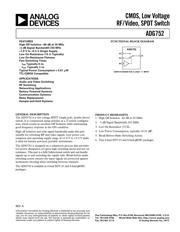 ADG752BRM-REEL 数据规格书 1