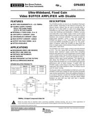 OPA693 datasheet.datasheet_page 1