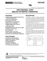 ADS1100A3IDBVRG 数据规格书 1