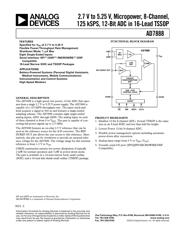 AD7888ARUZ Datenblatt PDF