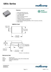 MURA110T3G 数据规格书 1