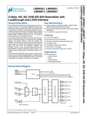 LMH0341SQ 数据规格书 2