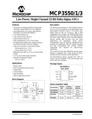 MCP3551-60I/SN 数据规格书 1