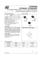 STD5NK60ZT4 datasheet.datasheet_page 1