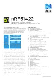 NRF51422-QFAC-R7 数据规格书 1