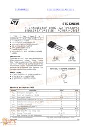 STD12NE06 datasheet.datasheet_page 1