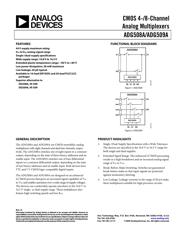 ADG509AKR-REEL datasheet.datasheet_page 1