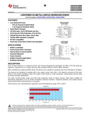SN65HVD3085ED datasheet.datasheet_page 1