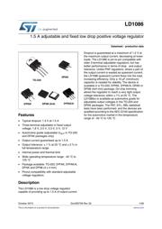 LD1086DT33TR Datenblatt PDF