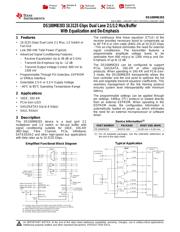 DS100MB203SQE/NOPB 数据规格书 1