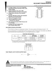 CD74AC14ME4 datasheet.datasheet_page 1