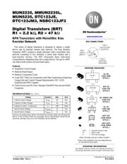 DTC123JET1G 数据规格书 1