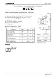 2SC2712 Datenblatt PDF