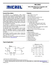 MIC23031-4YMT datasheet.datasheet_page 1