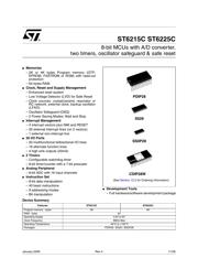 ST62T25CB6 datasheet.datasheet_page 1