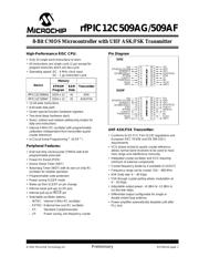 RFPIC12C509AG/JW 数据规格书 3