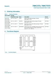 74HCT573D 数据规格书 2