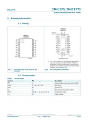 74HCT573D 数据规格书 4