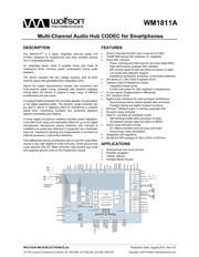 WM1811AECS/R Datenblatt PDF