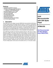 AT89LV55-12PC datasheet.datasheet_page 1