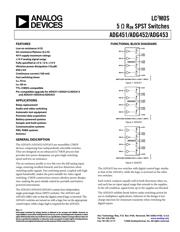 ADG452BRZ Datenblatt PDF