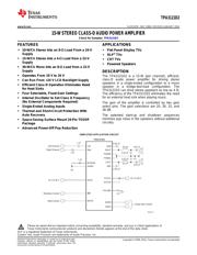 TPA3121D2 datasheet.datasheet_page 1