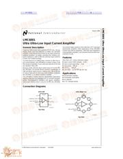 LMC6001 datasheet.datasheet_page 1