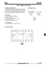 NJM2283V datasheet.datasheet_page 1