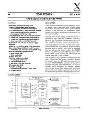 X5045 datasheet.datasheet_page 1