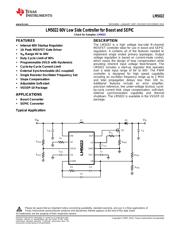 LM5022MM/NOPB 数据规格书 1
