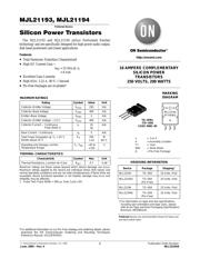 MJL21194G datasheet.datasheet_page 2