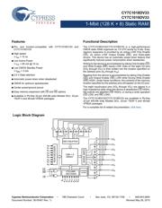 CY7C1019DV33-10VXIT datasheet.datasheet_page 1