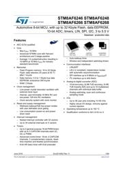 STM8AF6266TCX Datenblatt PDF