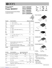 IXTQ30N50P 数据规格书 1