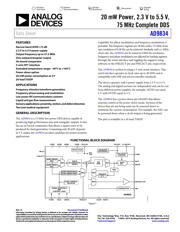 AD9834BRUZ-REEL datasheet.datasheet_page 1