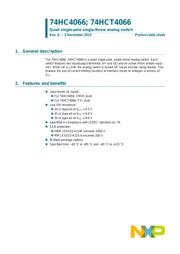 74LVC4066PW,118 datasheet.datasheet_page 2