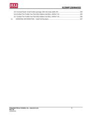 IS25WP128-JBLE-TR 数据规格书 6