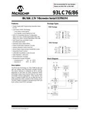 93LC76/P datasheet.datasheet_page 1