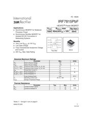 IRF7815TRPBF datasheet.datasheet_page 1