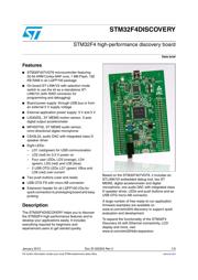 STM32F4DISCOVERY 数据规格书 1