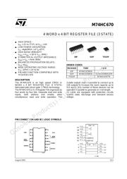 M74HC670TTR datasheet.datasheet_page 1