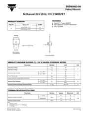 SUD40N02-08-E3 数据规格书 1