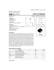 HFA15TB60S datasheet.datasheet_page 1