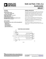 ADXL327BCPZ Datenblatt PDF